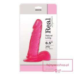 Dildo-JELLY DILDO REAL RAPTURE PINK 6,5