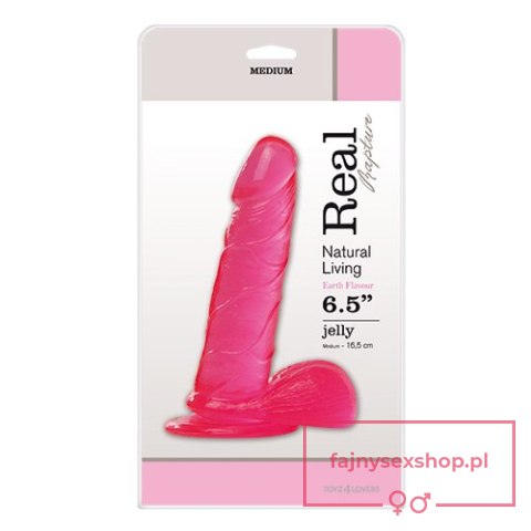 Dildo-JELLY DILDO REAL RAPTURE PINK 6,5""""""""