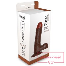 Dildo-REALISTIC DILDO REAL RAPTURE BROWN 8