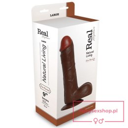 Dildo-REALISTIC DILDO REAL RAPTURE BROWN 9