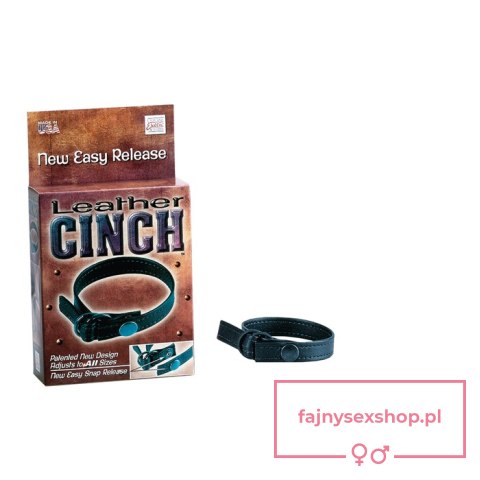 Leather Cinch Black