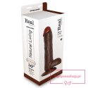 Wibrator-REALISTIC VIBRATOR REAL RAPTURE BROWN 10""""""""""""""""