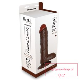 Wibrator-REALISTIC VIBRATOR REAL RAPTURE BROWN 10