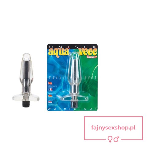 Aqua Vee Butt Plug Transparent