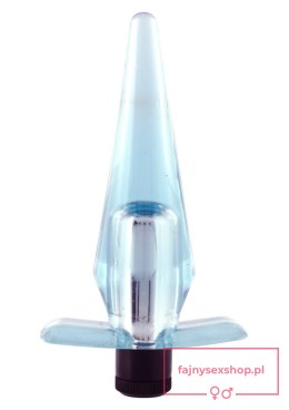 Compact Vibrating Buttplug Transparent