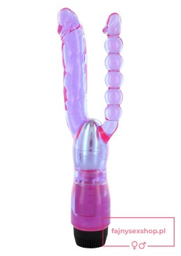 Double Penetrating Vibrator Transparent