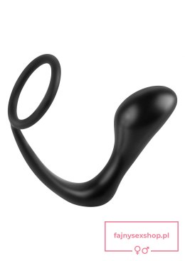 Ass-Gasm Cockring Plug Black