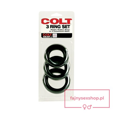 COLT 3 Ring Set Black COLT 3 Ring Set Black