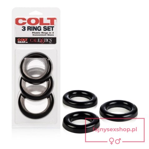COLT 3 Ring Set Black COLT 3 Ring Set Black
