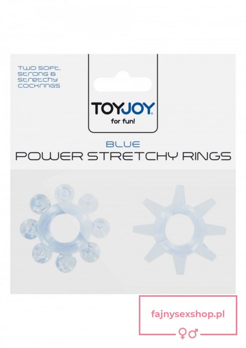 Power Stretchy Rings 2pcs Blue Power Stretchy Rings 2pcs Blue