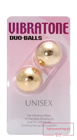 VIBRATONE DUO BALLS GOLD BLISTERCARD