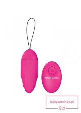 Jajko/wibr-OVETTO VIBRANTE ELYS RIPPLE EGG REMOTE CONTROL PINK