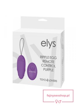 Jajko/wibr-OVETTO VIBRANTE ELYS RIPPLE EGG REMOTE CONTROL PURPLE