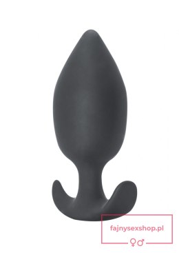 Plug-Anal plug with misplaced center of gravity Spice it up Insatiable Dark Grey