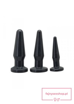 Plug-TPE ANAL PLUG 3 SIZES/ SET