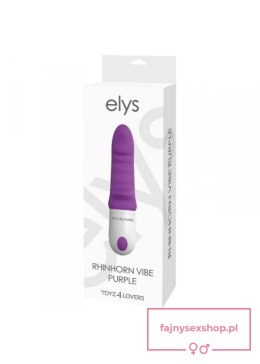 Wibrator-VIBRATORE DESIGN ELYS - RHINHORN VIBE PURPLE