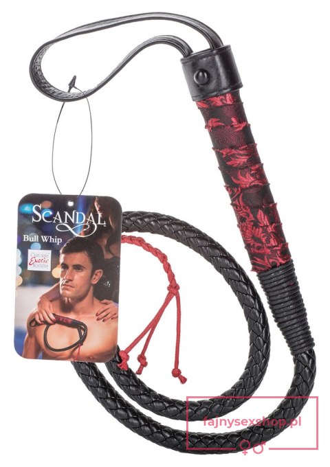 Scandal Bull Whip Black Scandal Bull Whip Black