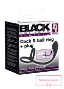 Black Velvets Cock + Ball ring