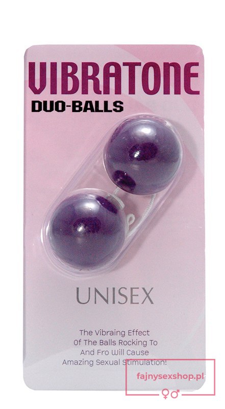 VIBRATONE DUO BALLS PURPLE BLISTERCARD