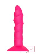 CHEEKY LOVE TWISTED PLUG WITH SUCTION CU