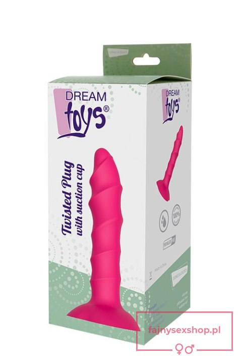 CHEEKY LOVE TWISTED PLUG WITH SUCTION CU CHEEKY LOVE TWISTED PLUG WITH SUCTION CU