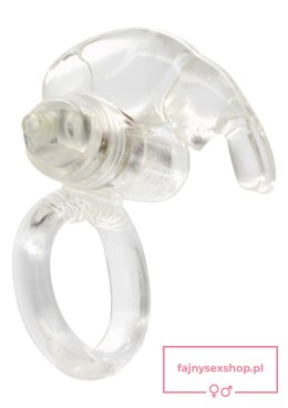 Rabbit Vibrating Cockring Transparent