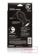 Vibrating Petite Crystal Probe Black