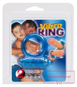 Vibrating cockring blue