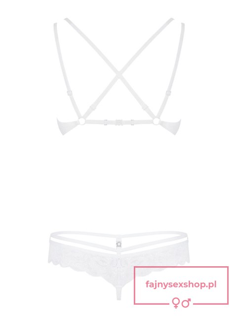 Bielizna-860-SET-2 komplet 2-częściowy biały S/M Bielizna-860-SET-2 komplet 2-częściowy biały S/M