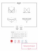 Bielizna-860-SET-2 komplet 2-częściowy biały S/M Bielizna-860-SET-2 komplet 2-częściowy biały S/M