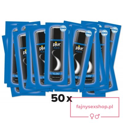 Żel-pjur Aqua 2 ml-waterbased - 50 sztuk