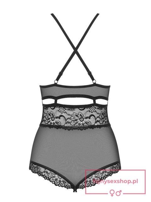 Bielizna-838-TED-1 body otwarte czarne S/M Bielizna-838-TED-1 body otwarte czarne S/M