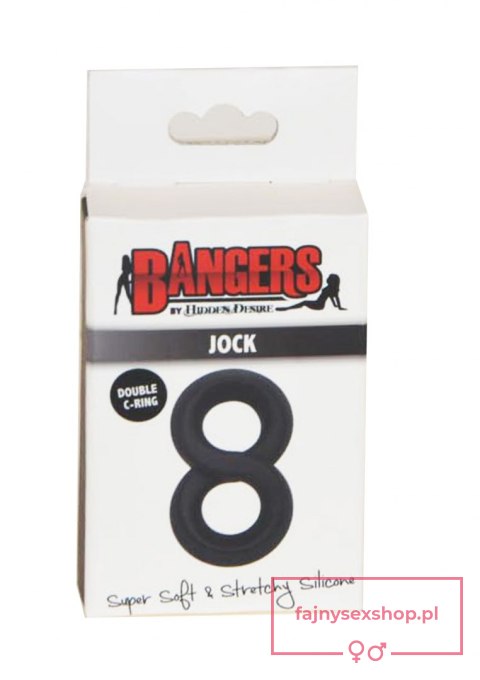 Soft Silicone Jock C-Ring Black Soft Silicone Jock C-Ring Black