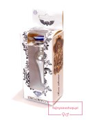 Plug-Jewellery Silver BUTT PLUG- Dark Blue