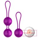 Silikonowy zestaw do ćwiczeń mięśni Kegla-Kulki-Vibrating Silicone Kegel Balls Set USB 10 Function / Remote control