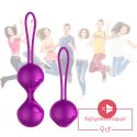 Silikonowy zestaw do ćwiczeń mięśni Kegla-Kulki-Vibrating Silicone Kegel Balls Set USB 10 Function / Remote control