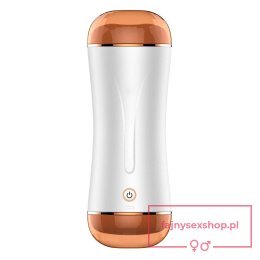 Masturbator - B - Series - Vibrating Masturbation Cup USB 10 function + Interactive Function / Double Ends