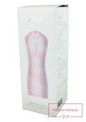 Masturbator-Vibrating and Flashing Masturbation Cup USB 7+7 Function / Talk Mode (Pink)