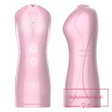 Masturbator-Vibrating and Flashing Masturbation Cup USB 7+7 Function / Talk Mode (Pink)