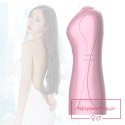 Masturbator-Vibrating and Flashing Masturbation Cup USB 7+7 Function / Talk Mode (Pink)