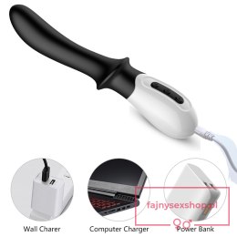 Wibrator-Silicone Prostate / G-spot Massager USB 10 Function / Heating