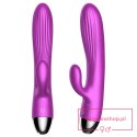 Wibrator-Silicone Vibrator and Pulsator Purple USB 7+7 Function / Heating