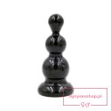 Rocket drill 3,2 inch black anal plug 3,2 inch / 8 cm