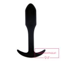 Rocket drill 3,8 inch black anal plug 3,8 inch / 9,6 cm