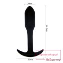 Rocket drill 3,8 inch black anal plug 3,8 inch / 9,6 cm