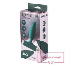 Vibrating Anal Plug Spice it up New Edition Glory Dark green