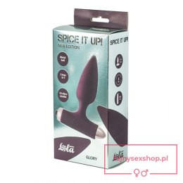 Vibrating Anal Plug Spice it up New Edition Glory Wine red