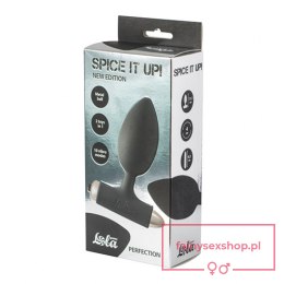 Vibrating Anal Plug Spice it up New Edition Perfection Black