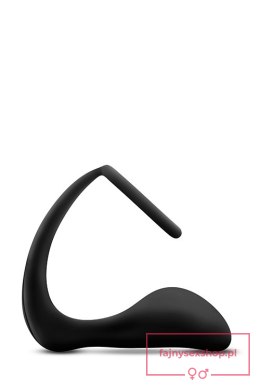 ANAL ADVENTURES COCK RING PLUG BLACK