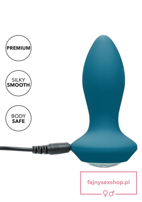 Vibrating Petite Crystal Probe Blue Vibrating Petite Crystal Probe Blue
